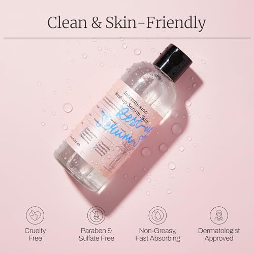 Intermission Rest-Up Serum Skin ? Hydrating Toner + Serum All-in-One, CHEMOCICA¢â 800,000 ppm, Cica Complex with Centella Asiatica, Hyaluronic Acid & Ceramide, Lightweight Facial Skincare (9.8 Ounce)