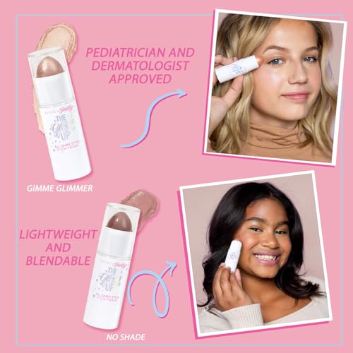 Petite 'n Pretty Multi Stick for Eyes, Lips & Cheeks, 2-Pack (Stay Golden) - Makeup for Kids, Tweens, Teens - Creamy & Shimmery, Made in the USA