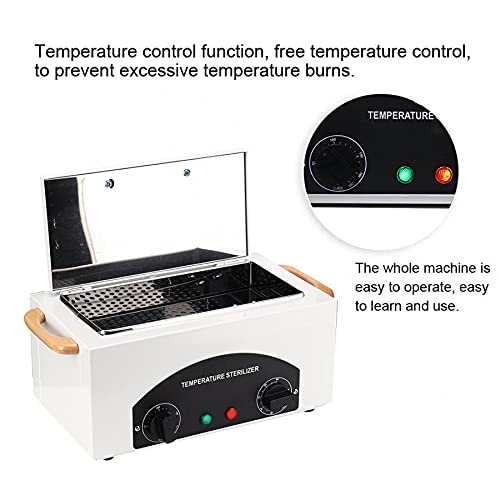 Nail Tool Sterilizer for Nail Tools and Salon Equipment, High Temperature Sterilizers Dry heat Timer Disinfection Nail Tool£¬Manicure Salon Hairdressing Tool Tweezers Other Metal tool