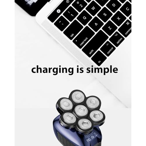 5V USB Charging Cable for Wyklaus Head Shavers OP-002 Models 7D - Compatible and Reliable Power Solution, with 1 Cleaning Brush, 3.3ft Power Cord