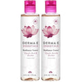DERMA E Radiance Toner ? Facial Toner with Glycolic Acid and Rooibos ? Brightening and Exfoliating Toning Solution Refreshes and Purifies Skin, 6 oz (Pack of 2)