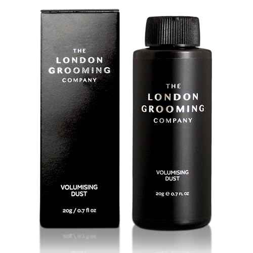 The London Grooming Company - Matte Hair Powder for Men | Texture Powder for Styling | Medium All-Day Hold 0.7 Ounces (20 grams)