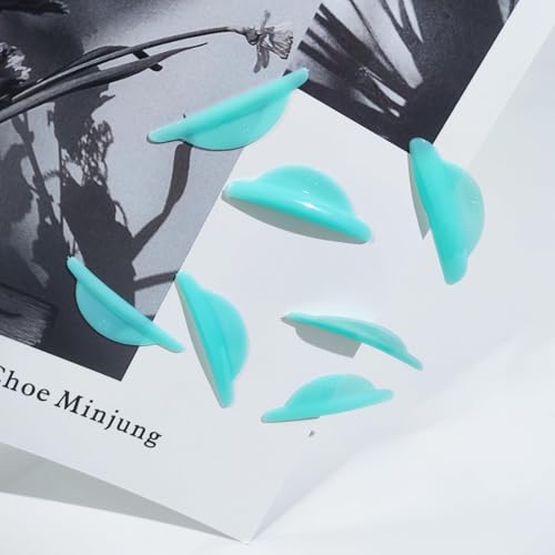 Lash Lift Rods Silicone Pads for Lash Lamination Shields Ultra Curl Flexible Reusable Curler DIY Eyeash Perm Lifting Pads (Green)