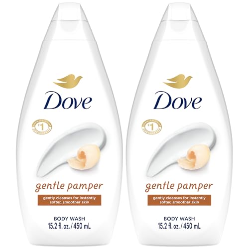 Dove Body Wash, Gentle Pamper 2-Pack ? Soothing Moisturizing Cleanser for Soft Skin, 15.22 Oz Ea