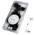 10D - 0.07 C and D Curl 1000 Premade volume fans loose Fans, Handmade eyelash extensions supplies Russian volume lash promade fan (10D - 0.07 - Curl C, 10mm)
