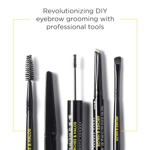 Arches & Halos Brow Building and Conditioning Primer - Coat Brows with Precise Application - Enhance, Moisturize and Nourish - Vegan and Cruelty Free - 0.033 fl oz