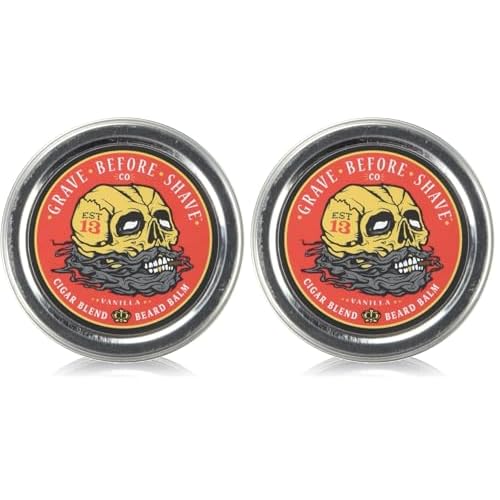 Grave Before Shave¢â Cigar Blend Beard Balm (Cigar/Vanilla scent) (2 oz.) (Pack of 2)