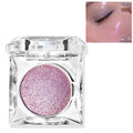 Purple Pink Shimmer Glitter Highlighter Contour Palette, Chameleon Face Illuminator Highlighter Powder, Diamond Glow Sparkle Highlight Makeup Face Body Cheek, 03# Purple Pink