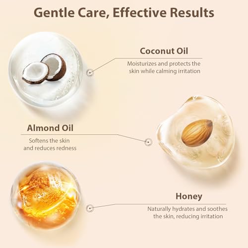 Hard Wax Beads for Hair Removal, 2lb Waxing Beans for Coarse Hair, Home Wax Refill Bag for Brazilian, Bikini, Face, Underarms with 10 Wax Spatulas