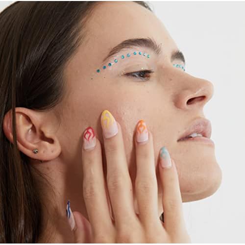 PaintLab Eye Gems, Self-Adhesive Rhinestones for Makeup, Face Jewels for Beginners, Kids, Teens, and Women, Dazey
