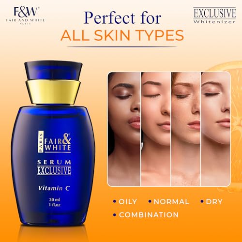Fair & White Exclusive, Vitamin C Serum ? 30 ml / 1 fl oz ? Skin Brightening Serum