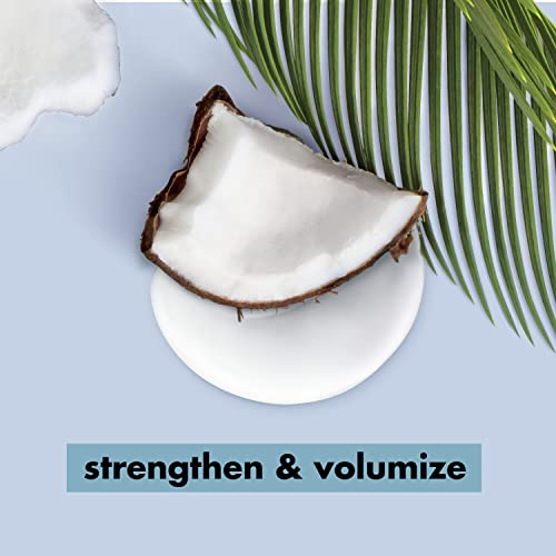 Love Beauty and Planet Volume & Bounty 100% Biodegradable Conditioner For Thin and Fine Hair Care Coconut Water & Mimosa Flower Volumizing Conditioner 0% Silicones, Parabens, And Dyes 13.5 oz