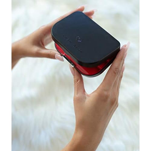 3 Tier Eyelash Case - Holder, Easy to Open Lash Storage Case, Lash Case Perfect for Travel, Eyelash Holder Organizer, False Eyelash Case, Mirror Included