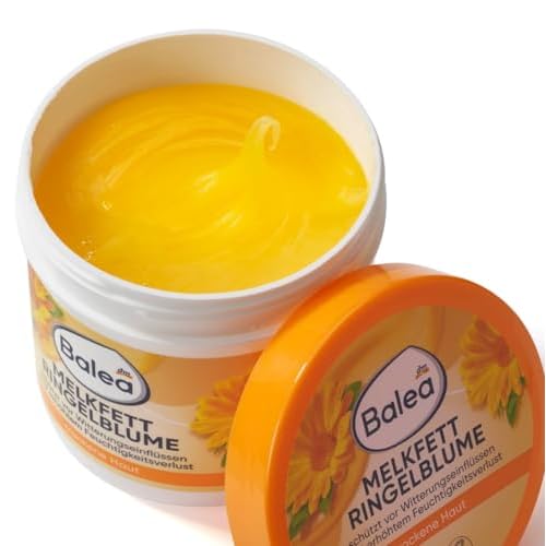 Balea Melkfett milking grease - Calendula Gel-Cream - Protects Skin Against Environmental Damage / Stress from Cold, Wind, Rain etc - 250ml (Not Tested on Animals) by dm-drogerie markt