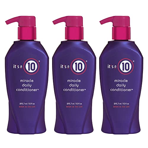 ITS A 10 by It's a 10 MIRACLE DAILY CONDITIONER 10 OZ ( Package Of 3 ) by ITS A 10