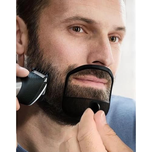 5 PCS Beard Shaper Set for Men - Goatee Shaper, Beard Lineup Tool, Beard Template & Stencil, Versatile Face Hair Styling Tool