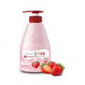KWAILNARA Strawberry Milk Body Lotion (19.75 Fl Oz) ? Deeply Hydrating & Lightweight Korean Body Lotion | Milk Protein, Royal Jelly, & Strawberry Extract for Smooth Skin | Paraben-Free & Non-Greasy