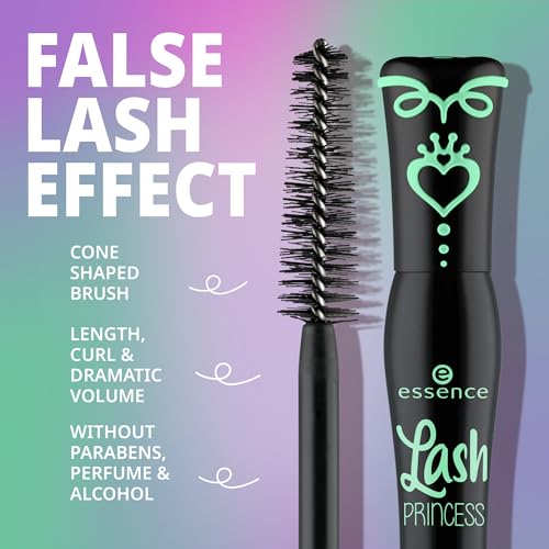essence Lash Princess Mascara Holiday Gift Set | 4 Vegan & Cruelty-Free Mascaras | False Lash Effect, Waterproof, Primer, Curl & Volume | Stocking Stuffer for Beauty Lovers