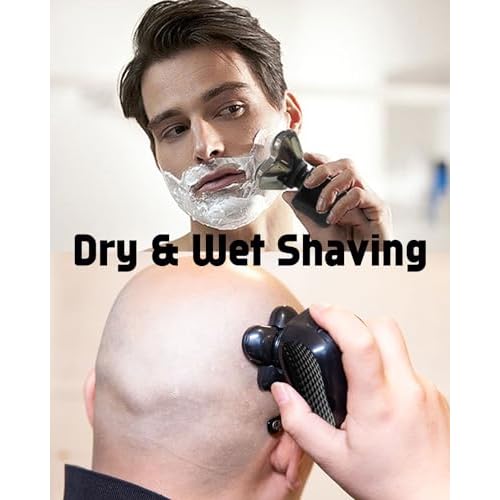 8 Pack Skull Shaver Blades for Skull Shaver Replacement Heads Compatible with Pitbull Shaver Replacement Blade Pitbull Gold Pro Head Shaver Replacement Blades, Head Shavers for Bald Men