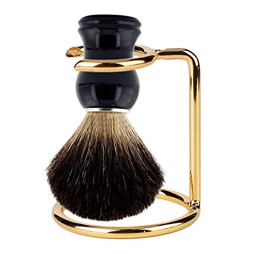 Shaving Brush Holder, Brush Stand Men Shaving Brush Stainless Steel Stand Holder for Salon Home Travel Use