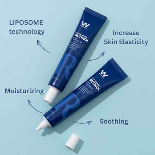Wonjin Effect CICA BARRIER RETINOL EYE & FACE CREAM 1.76 fl Oz, Retinol Vitamin A, Peptides, Wrinkle Care, Soothing, Panthenol Vitamin B5