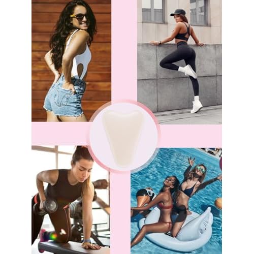 camel toe concealer£¬Seamless Camel Toe Hider, Reusable Anti Camel Toe Sprong Insert, No Camel Toe Underwear Guard (5, Small)
