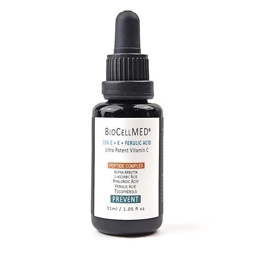 15% CE+Ferulic Vitamin C Serum for Face with C-Ester, Alpha Arbutin & Ultra Low Molecule Hyaluronic Acid
