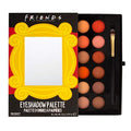 Friends TV Show Eyeshadow Palette | Mad Beauty | 18 Warm Neutral Shades and 1 Brush | 90s-Inspired Everyday Makeup | Fun Skincare Gifts for Women and Adults