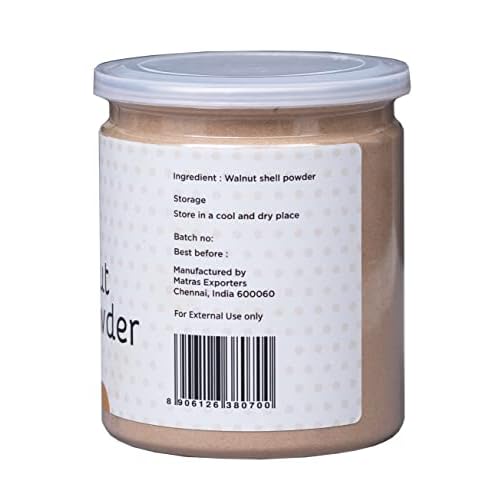 Ground Walnut Shells/Walnut Shell Powder 8oz | Great for Face Scrub | Natural Exfoliant for Soap Making | by Yogi's Gift ¢ç