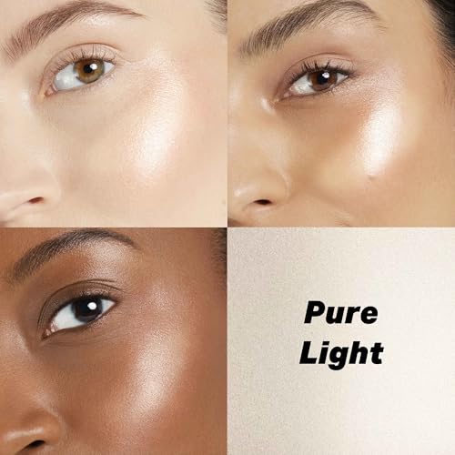 Chic Bright Powder Highlighter and Illuminator, Shimmery Highlighter, Baked & Pressed Contour Shimmer Powder: 40 Pure Light, 0.33 Oz