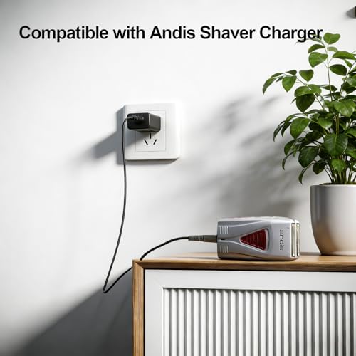 Charger Replacement for Andis Shaver ProFoil TS-1 TS-2 Clippers, 5V 1A Power Cord Adapter