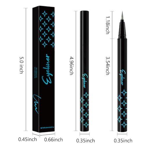 evpct 1Pcs Emerald Dark Green Glitter Shimmer Liquid Eyeliner Eye Shadow Makeup Pencil, Green Face Body Glitter Fake Eyelashes Lashes Mascara Accessories, Sparkle Metallic Colored Eyeliner Waterproof