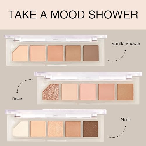 UNLEASHIA] Mood Shower Face Palette (No.3 Nude Shower)