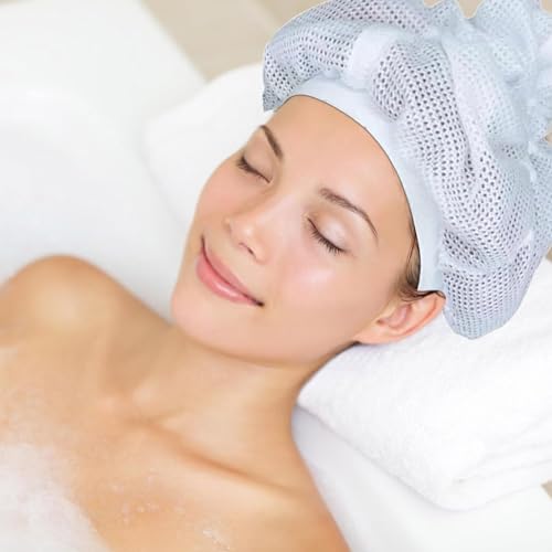 Net Plopping Cap,Hair Cover for Sleeping Soft Elastic Band Mesh Cap,Womens Bonnets for Hair Sleeping,£¨total 2pcs)