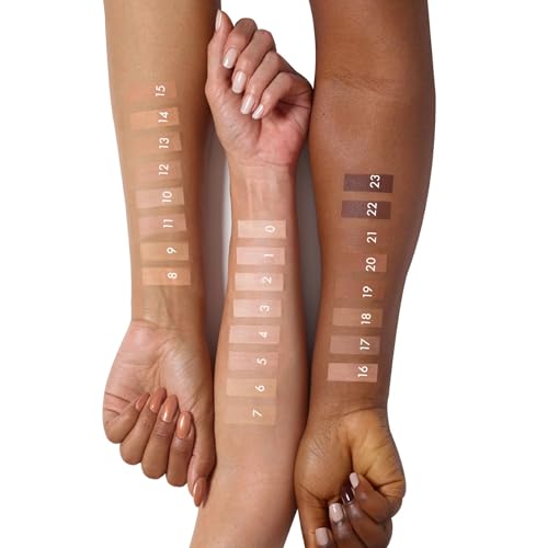 FARMASi VFX Pro Camera-Ready Liquid Foundation, Full Coverage Matte Finish, Lightweight Long-Wear, Oil-Free with Pore-Refining Sea-Water Formula, Non-Oxidizing Finish, 1 Fl Oz, 12 Natural Beige