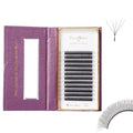 DeceMars Eyelash Extensions 5D W Lashes 0.07mm D Curl 8-14mm Mix Natural Soft Volume Premade Fans Easy Fanning False Lashes Matte Black Cluster (5D-0.07-D-8-14 MIX)