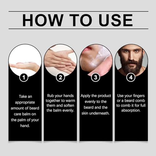 Estimulante Para Barba, Apolo Cosmetics Para Barba, Ultra Potente B?lsamo de Crecimiento, New De Barba, Stimulating Beard Moisturizes & Strengthens Facial Hair for Men, 100ml / 3.5oz