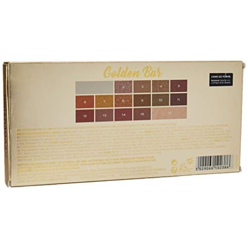 Makeup Revolution I Heart Makeup Palette Zestaw cieni do powiek Chocolate Golden Bar 22g (16 kolor?lw)