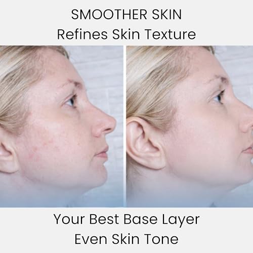 Face Primer For Makeup with 17% Vitamin C, Brightening & Illuminating, Evens Skin Tone, Smoothing, All Skin Types, No Pilling, Grips Makeup, Fragrence Free, Vegan, 1fl oz