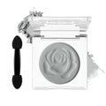 DE'LANCI Matte Grey Eyeshadow Single, Matte Gray Eyeshadow Palette For Cool Tone, Longwear Natural Punk Goth Gray Eye Shadow Makeup, Blendable Blue Grey Smoky Eye Makeup for Women Day & Night, #03