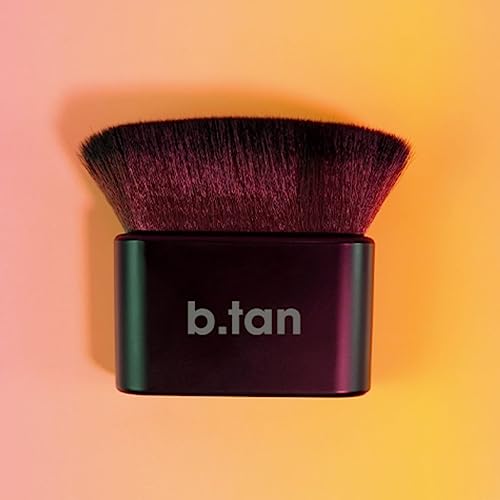 b.tan Blending Brush & Body Mitt Bundle | Airbrushd Blending Brush with I Don't Want Tan On My Hands Self Tanning Applicator Mitt