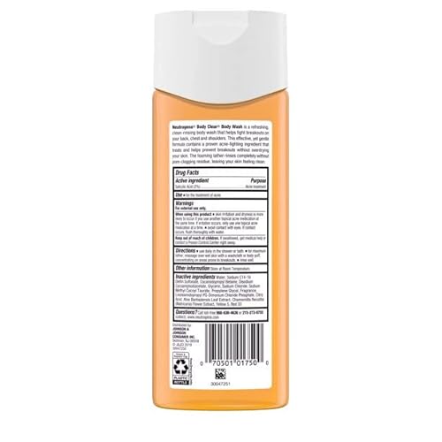 Neutrogena Body Clear Body Wash for Clean, Clear Skin, 8.5 Ounce