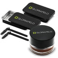 Eyebrow Gel and Brow Soap ? Set of 2 Soap Eyebrow Kit with Spoolie and Eyebrow Pomade Dark Brown or Chocolate ? Long-Lasting, Waterproof Vegan Formula ? Natural Eyebrow Effect
