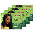 ORS Olive Oil Built-In Protection Full Application No-Lye Hair Relaxer Normal Strength (Pack of 4)