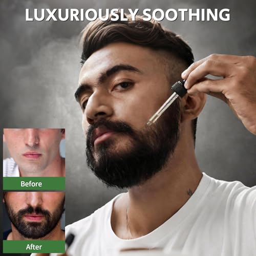RAW Beard Oil for Men Growth & Care - Apricot & Grape Seed Oil Blend with Honey, Amino Acid, Vitamin E - Soothes Itchy Skin, Reduces Flakiness, Improves Manageability - 1 fl oz