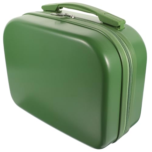 Travel Makeup Case Organizer 14 Inch Lightweight Cosmetic Storage Box with Elastic Band for Skincare and Essentials Portable Makeup Train Case for Home and Office