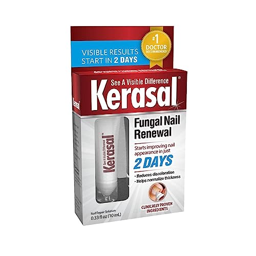 Kerasal Nighttime Renewal Fungal Nail Patches - 14 Patch Twin Pack - Overnight Nail Repair for Nail Fungus Damage & Nail Renewal