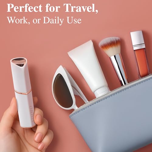 Facial Hair Removal for Women | Upper Lip Mustache Remover Device Face Shaver Woman Chin Peach Fuzz Electric Trimmer Dermaplane Female Razor Ladies Tweezers Lady Epilator Girls Gen3 by VISOFO