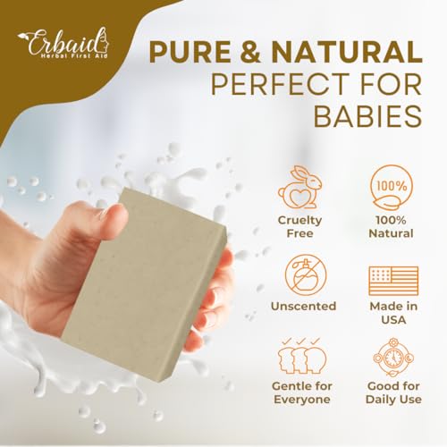Cactus Honey & Oats Goat's Milk Soap Bar 4 oz ? Natural Bar Soap for Women, Men, Kids, Itchy Skin, Eczema, Psoriasis, Rash, Sunburn Skincare ? Calming Colloidal Oatmeal Face Cleanser & Body Wash