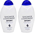 SHOWER TO SHOWER Body Powder, Sport 13 oz (Pack of 2)